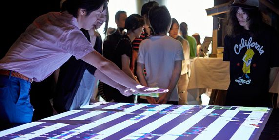 卒業制作展の風景2。